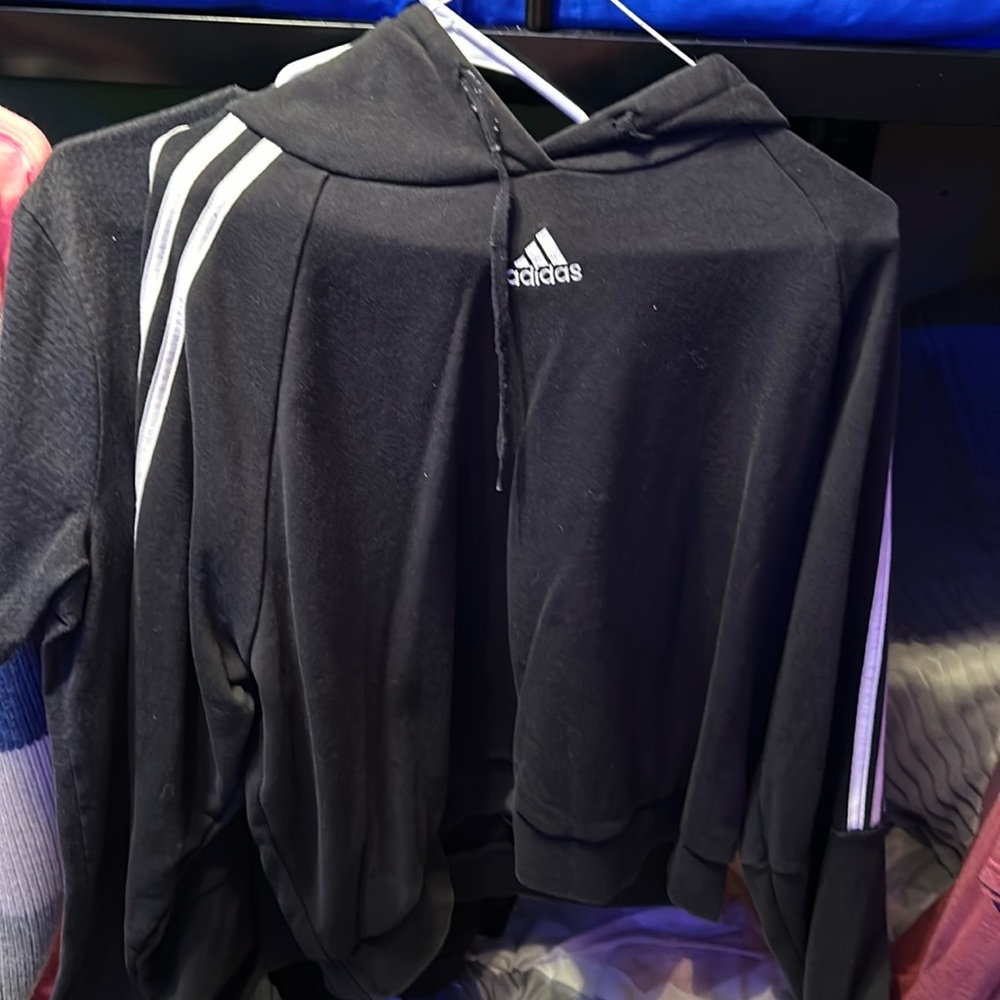 Adidas cropped hoodie
